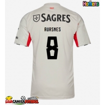 Camisa de Futebol Benfica Fredrik Aursnes #8 Equipamento Secundário 2025-26 Manga Curta